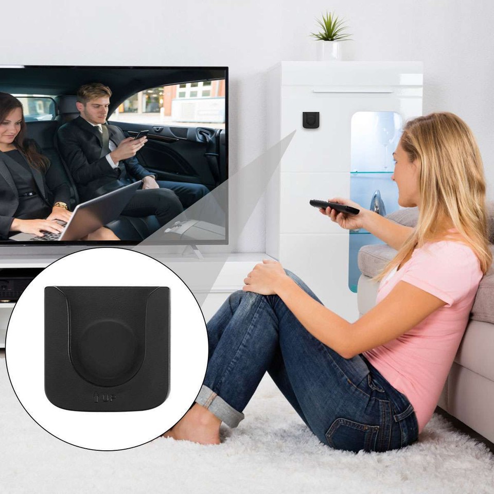 Magnetic Remote Control Holder, 4 PCS Self-Adhesive Remote Control Organizers Storage Holders Wall Mount Remote Control Rack For Home Office School TV Fan Air Conditioner Remote Controls (Black