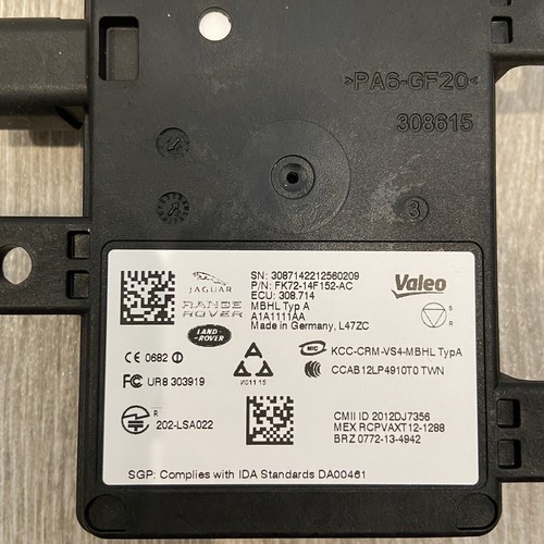 20152017 LAND ROVER DISCOVERY SPORT BLIND SPOT RADAR LR061039 FK7214F