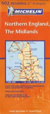 Northern England, the Midlands 502 (Maps/Regional (Michelin)) by Michelin Book