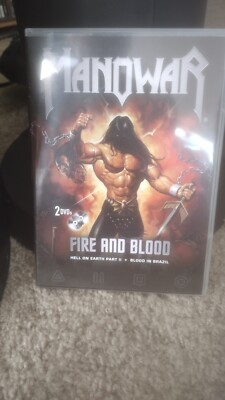 Manowar Fire And Blood 2 DVD 