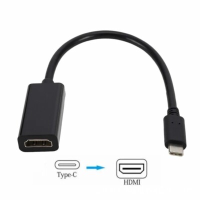 USB-C Type C USB 3.1 Cable to 4K 60Hz HDMI Adapter For MHL Android Phone Tablet