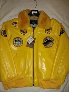 gold flight jacket