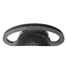 1/2 Inch X 24 Inch Silicon Carbide Sanding Air File Belts 48 Pack, 180 Grit 