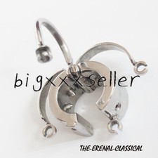 Stainless Steel Enlargers Heavy Scrotum Pendant Ball Stretchers Testicle Lock