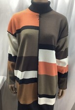 St. Michael Marks and Spencer Womens Multicolor Turtleneck Sweater MTG230810/MB1