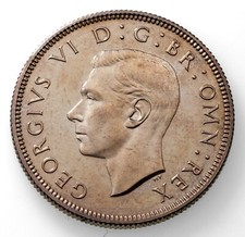 1937 Great Britain Florin (2 Shillings) Gem Proof Condition KM 855