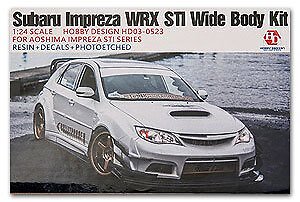 1/24 Subaru Impreza Wrx Sti Wide Body Detail Up Kit Hobby Design Hd03-0523
