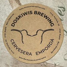 Posavasos cerveza DOSKIWIS BREW. Empordà coaster bierdeckel sotagot SIN USAR