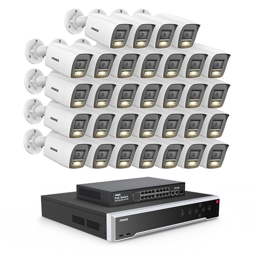 ANNKE 32CH 12MP NVR 4K Audio AI POE Security IP Camera System Color Night Vision - Picture 20 of 20