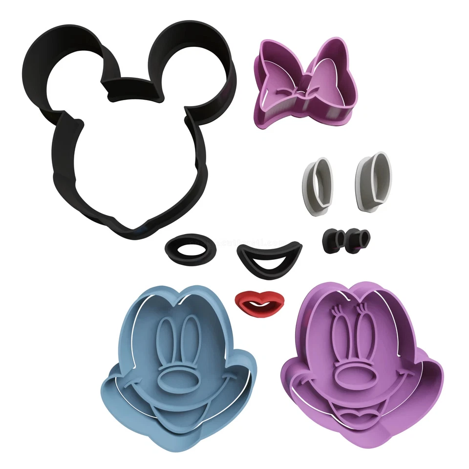 Formine Minnie e topolino Mouse Formina Biscotti 7/8/10/15/20cm Cookie Cutter