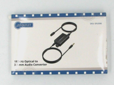 AUTOUTLET 192 kHz Digital to Analog Audio Converter with 1M 3.5mm Audio Cable