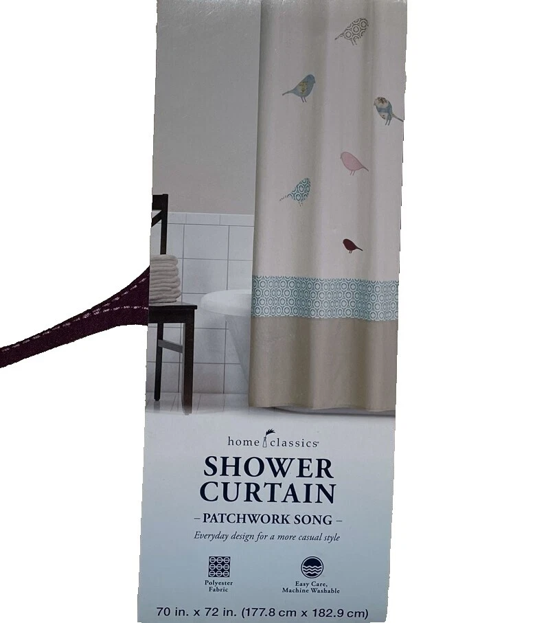 Cortinas de Ducha De Tela patchwork de poliéster