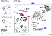 Retroviseur gauche (ou coque) Lexus RX
