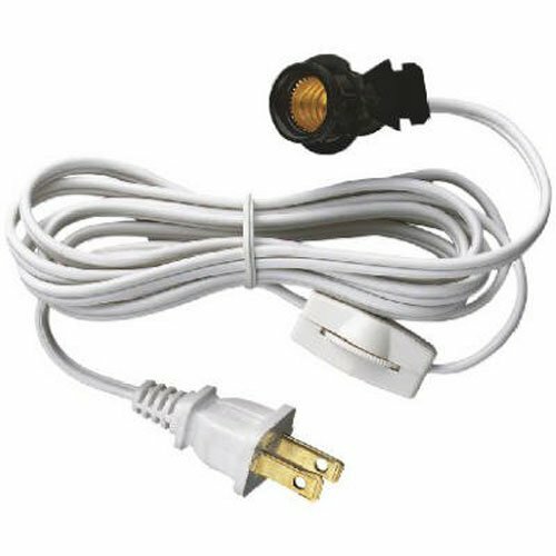 Westinghouse 7010800 - 6' Cord Set w/ Snap-In Pigtail E12 Socket and Cord Switch - Picture 1 of 2
