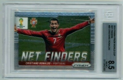 2014 PANINI PRIZM WORLD CUP #20 CRISTIANO RONALDO NET FINDERS BGS