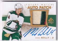 2016-17 Mike Reilly SP Authentic Future Watch Autograph Patch 13/100