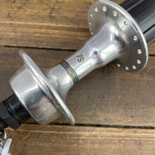 Vintage Shimano 600 Hub Set UNIGLIDE Tri Color FH-6400 28H 32H Rear A4 - Picture 18 of 18
