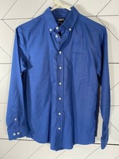 Chaps Shirt Boys 16 Blue Button Down