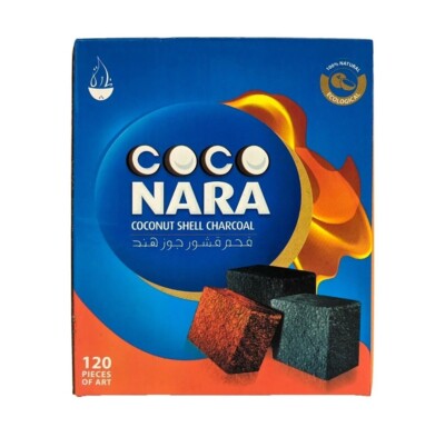 Coco Nara Coconut Shell Hookah Charcoal 120 count Premium Lighting Coal CocoNARA