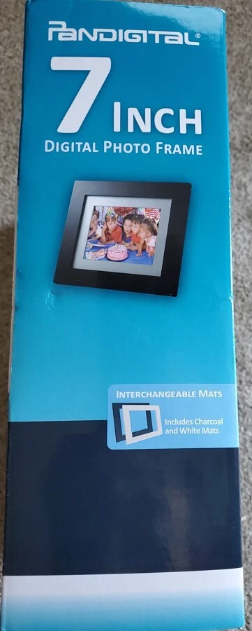 Pandigital Panimage 7" Digital Photo Frame Holds 6400 Images 1GB Memory NEW - Image 2 of 4