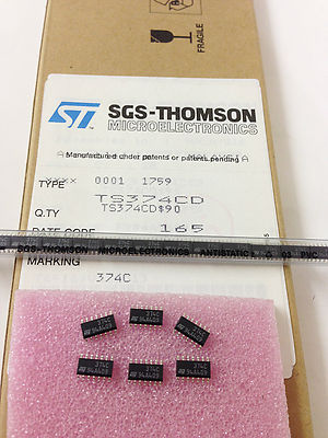 5 Stück TS374CD | LOW POWER QUAD CMOS VOLTAGE COMPARATOR | 3 - 16V | SO-14 | STM