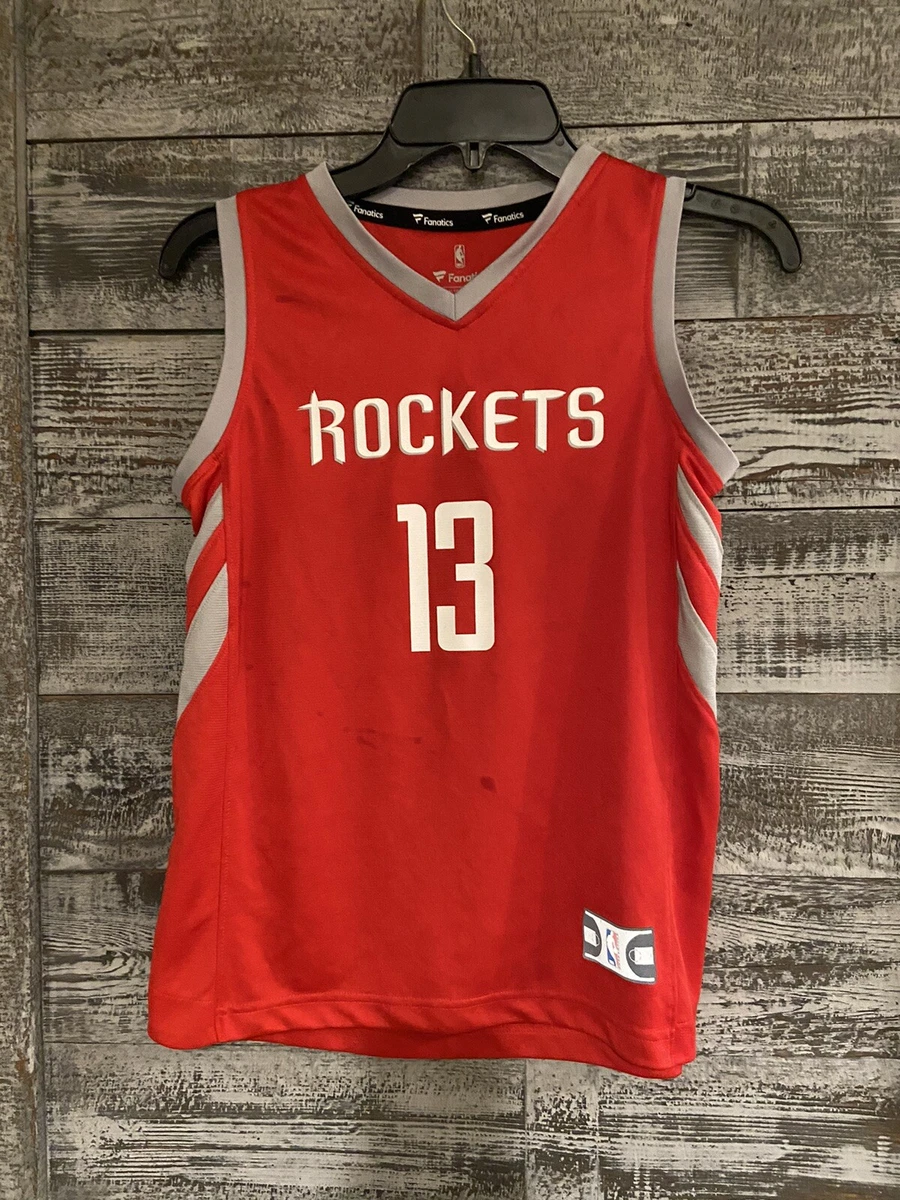 NBA Fanatics Houston Rockets James Harden Jersey #13 Youth Boys M 12-13 GUC