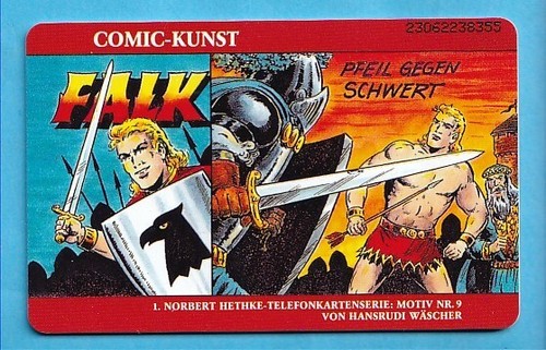 Hethke Comic Telefonkarte Hansrudi Wäscher Falk Motiv Nr. 9