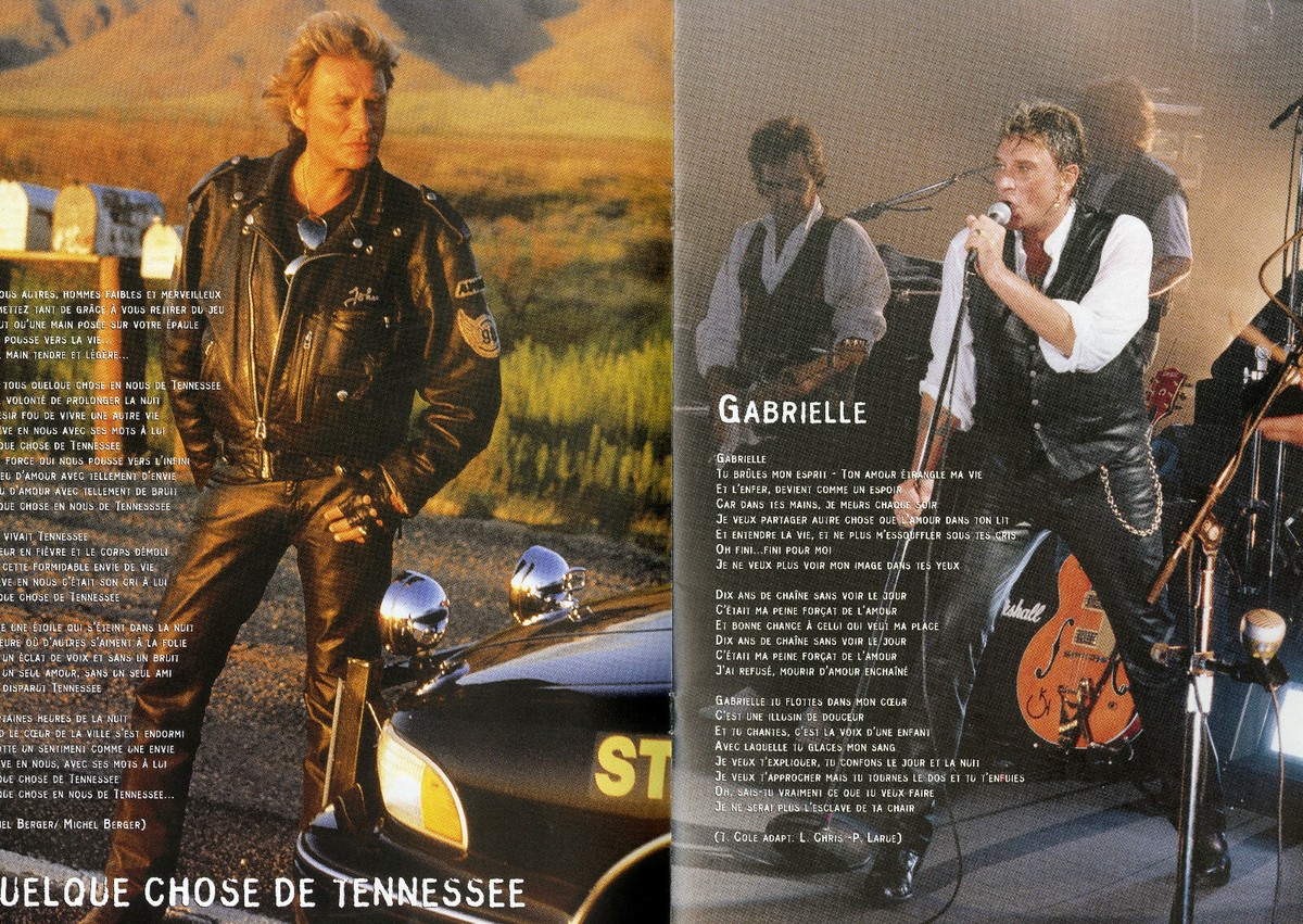 CALENDARIO POSTER JOHNNY Hallyday 1995  A Formato 42 X 30 Cm Eur 3 92 It