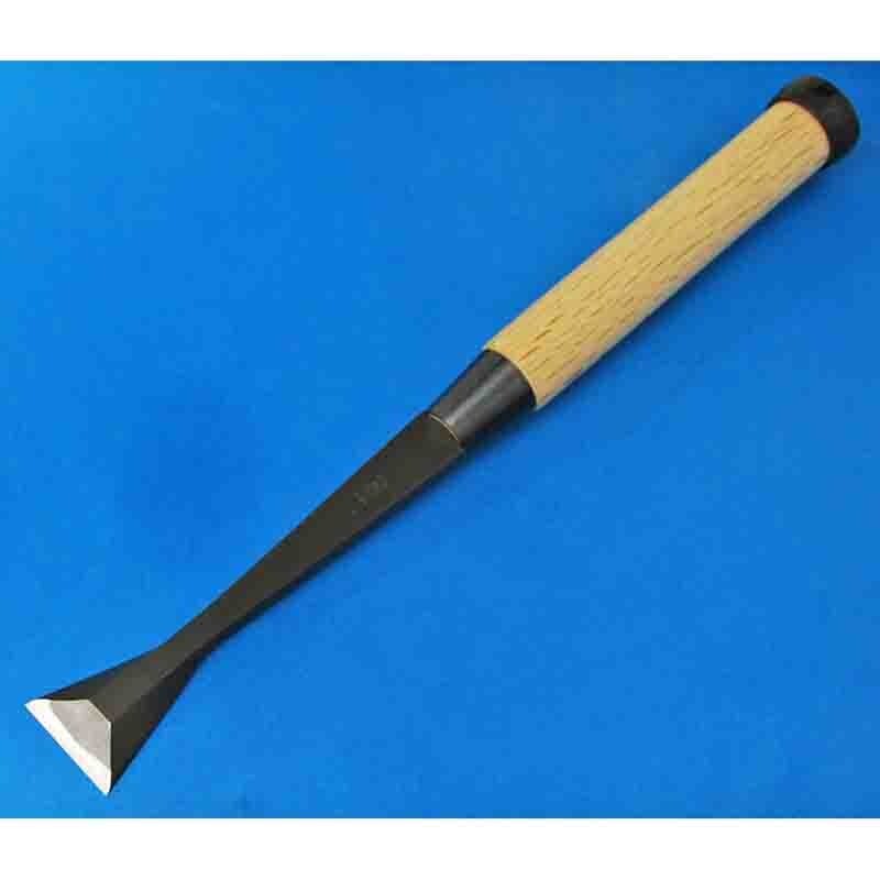 Tasai Japanese Chisels Hira Bachi Nomi Black Finish 24mm White Oak