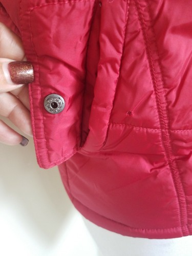 Paris Blues Quilted Zipper Puffer Vest Jacket, Extra Small, Rich Red, NWOT - Picture 7 of 8