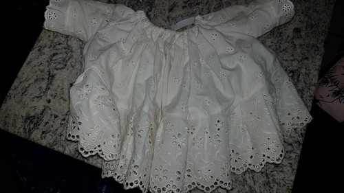 Robe De Présentation Ancienne Pour Poupée Jumeau - Porcelaine, Années 1800