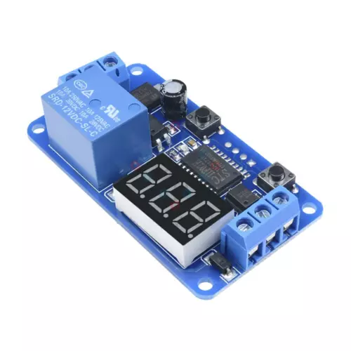 DC 12V LED Display Digital Delay Timer Control Switch Module PLC Home Automation