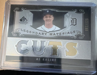 Upper Deck SP Legendary Cuts Al Kaline Legendary Materials LM-AK2 /25