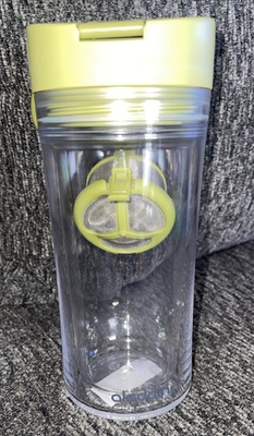 #ad Aladdin 12oz Tea Infuser To Go Travel Cup Tumbler Insulated Clear Green C1 $25.00