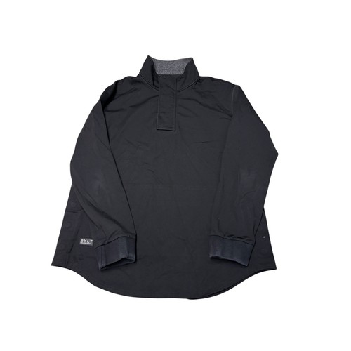 BYLT Premium Basics Elite Fairway Pullover Mens Large Black Quarter Zip FW_QZIP