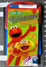 Sesame Street Surprize Ink! Game Book w Clear Surprize Marker Mess Free