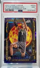 Victor Wembanyama RC SSP PSA 9 MINT! 2023-24 Topps Cosmic Chrome #PPS9 The Sun