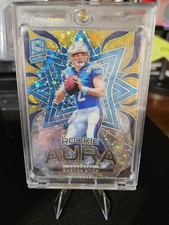 2019 NFL Panini Spectra - Rookie Aura Easton Stick Neon Blue Prizm 44 /50(RC)