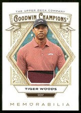 2025 Upper Deck Multi-Sport Goodwin Champions Tiger Woods Memorabilia #M-TW MEM