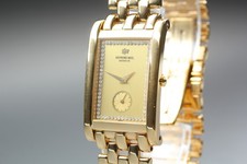 [Casi COMO NUEVO] Reloj de cuarzo para hombre Raymond Weil Geneve 9826-2 esfera dorada de 24 mm