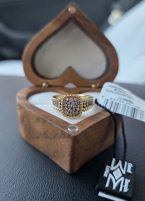 NEW! Le Vian 14k Honey Gold Chocolatier Diamonds (5/8 Ct. Tw.)  Ring Size 7