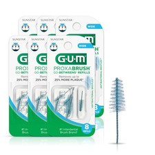 GUM Proxabrush Go-Betweens Refills - Wide - Compatible with 48 Count, Blue