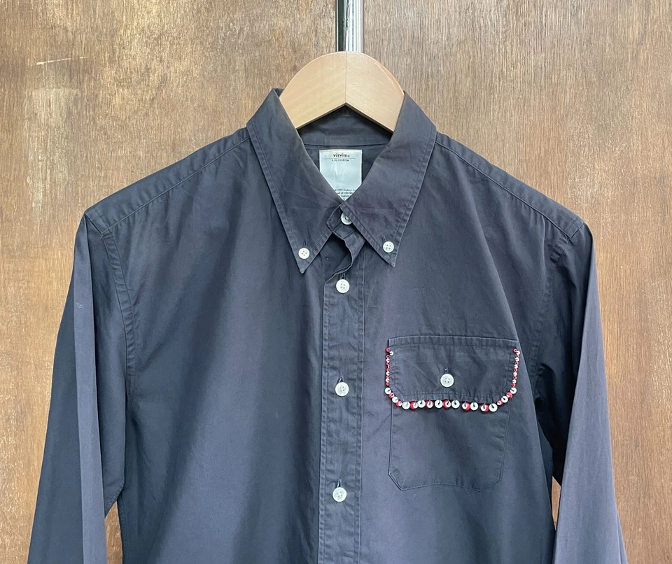 VISVIM F.I.L Cubism Beads Shirt Made in Japan - Image 2 of 4