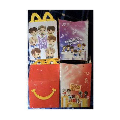 McDonald's Happy Meal TinyTAN BTS Box Lot Encore & Throwback Editions 2021