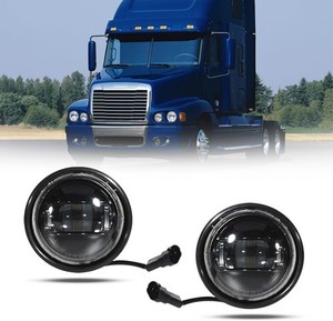 LEAVAN Pair Of Fog Lights With Bulbs For Freightliner Columbia 2000-2010, Left & Right