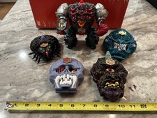 Vintage Group of Mighty Max Figure Play Set Collection - Magus - Skull Dungeon 