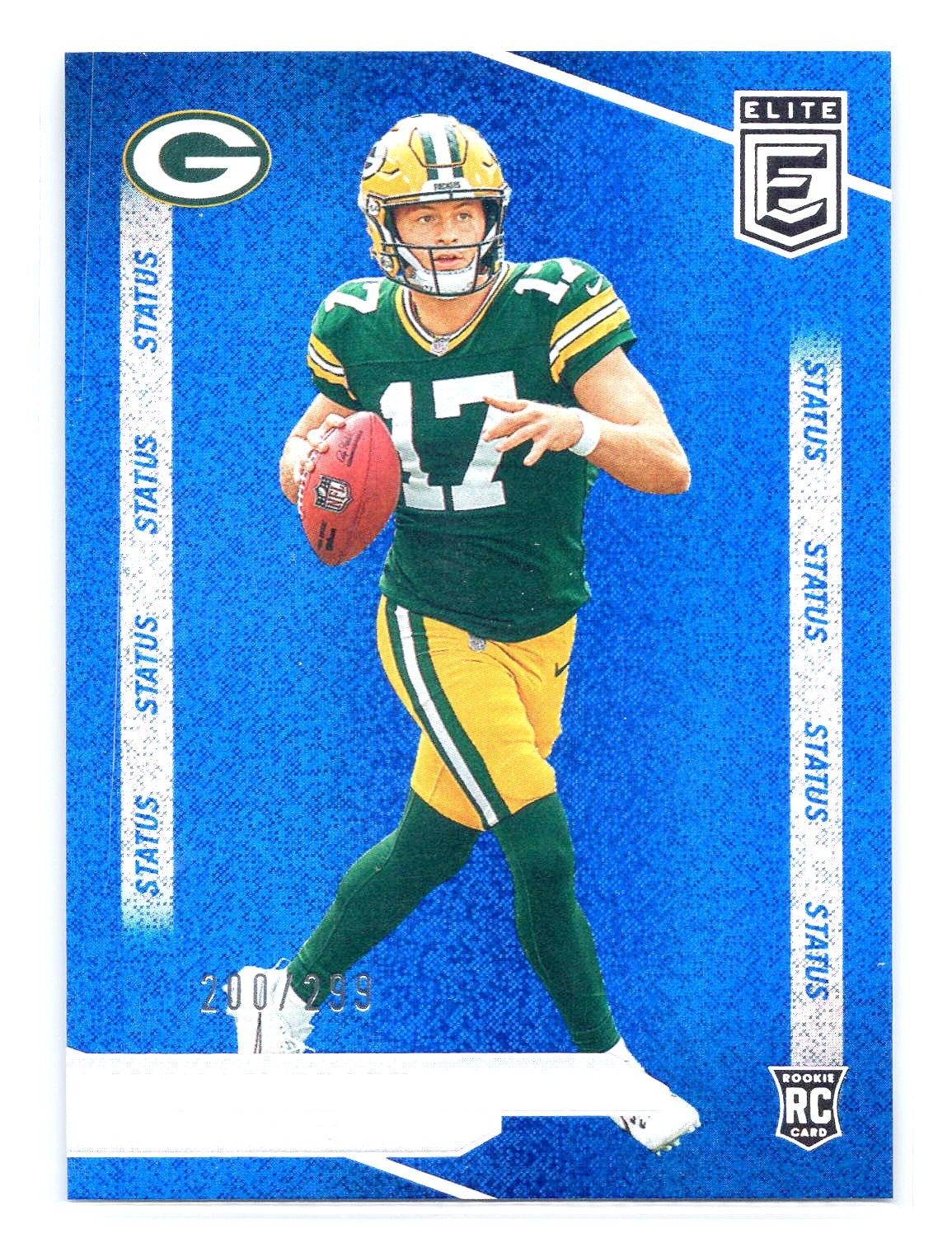 Michael Pratt 2024 Donruss Elite #135 Blue Status Sparkle RC Rookie /299