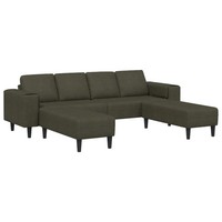 Wohnzimmer Couch 3 Sitzer OlivegrüN Sofa Polsterbank Sitzecke