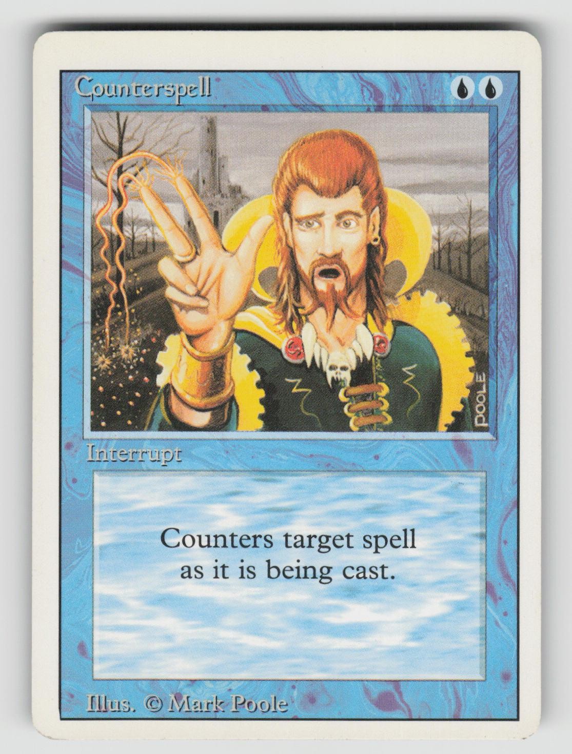 Counterspell Uncommon Revised Edition Magic: The Gathering Near Mint