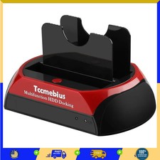 Dual Bay Hard Drive Docking Station for 2.5 3.5 Inch IDE SATA HDD SSD USB 2.0